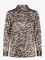Rosemunde - Shirt - marškiniai ilgomis rankovėmis - brown abstract leo print - 0