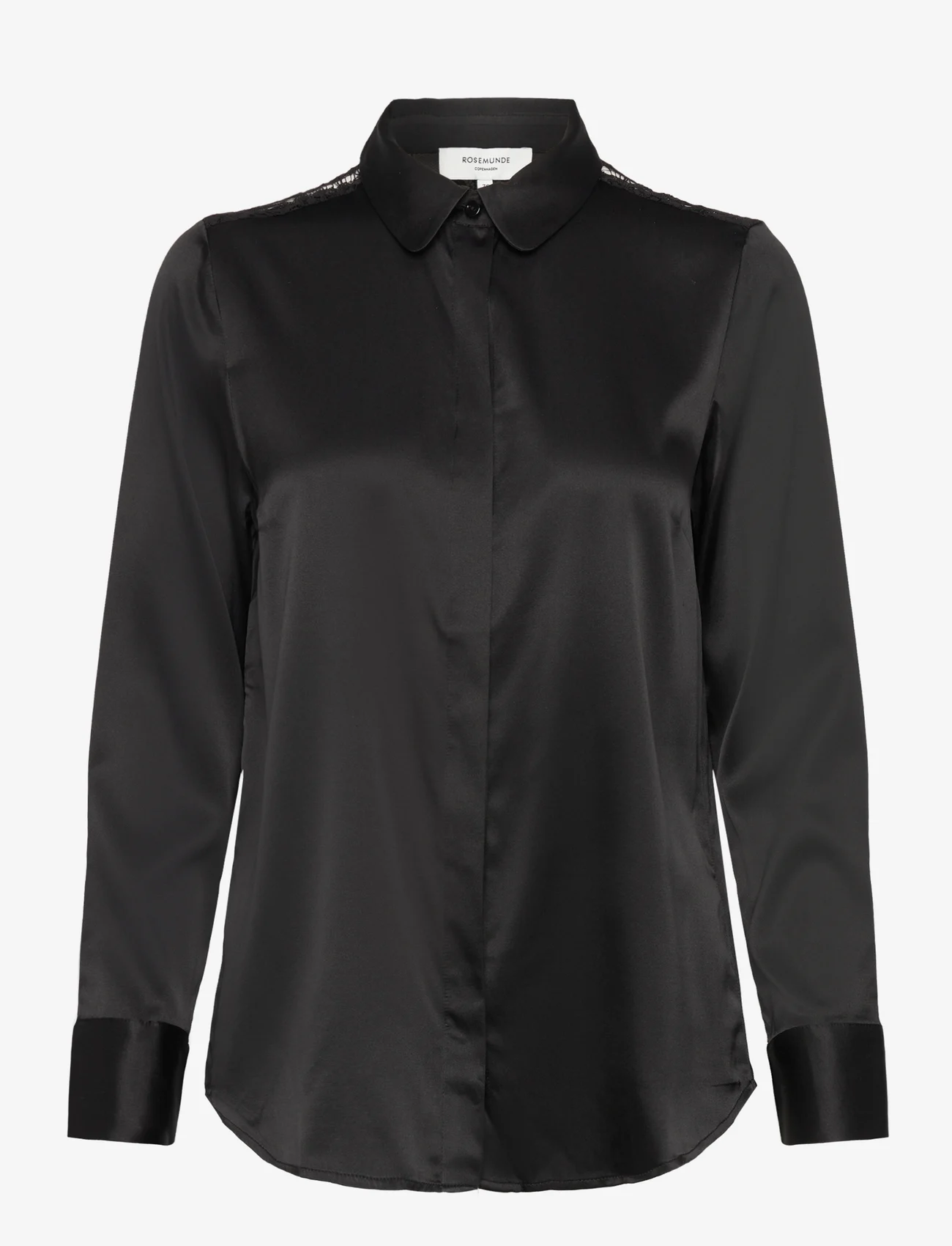 Rosemunde - Shirt - marškiniai ilgomis rankovėmis - black - 0