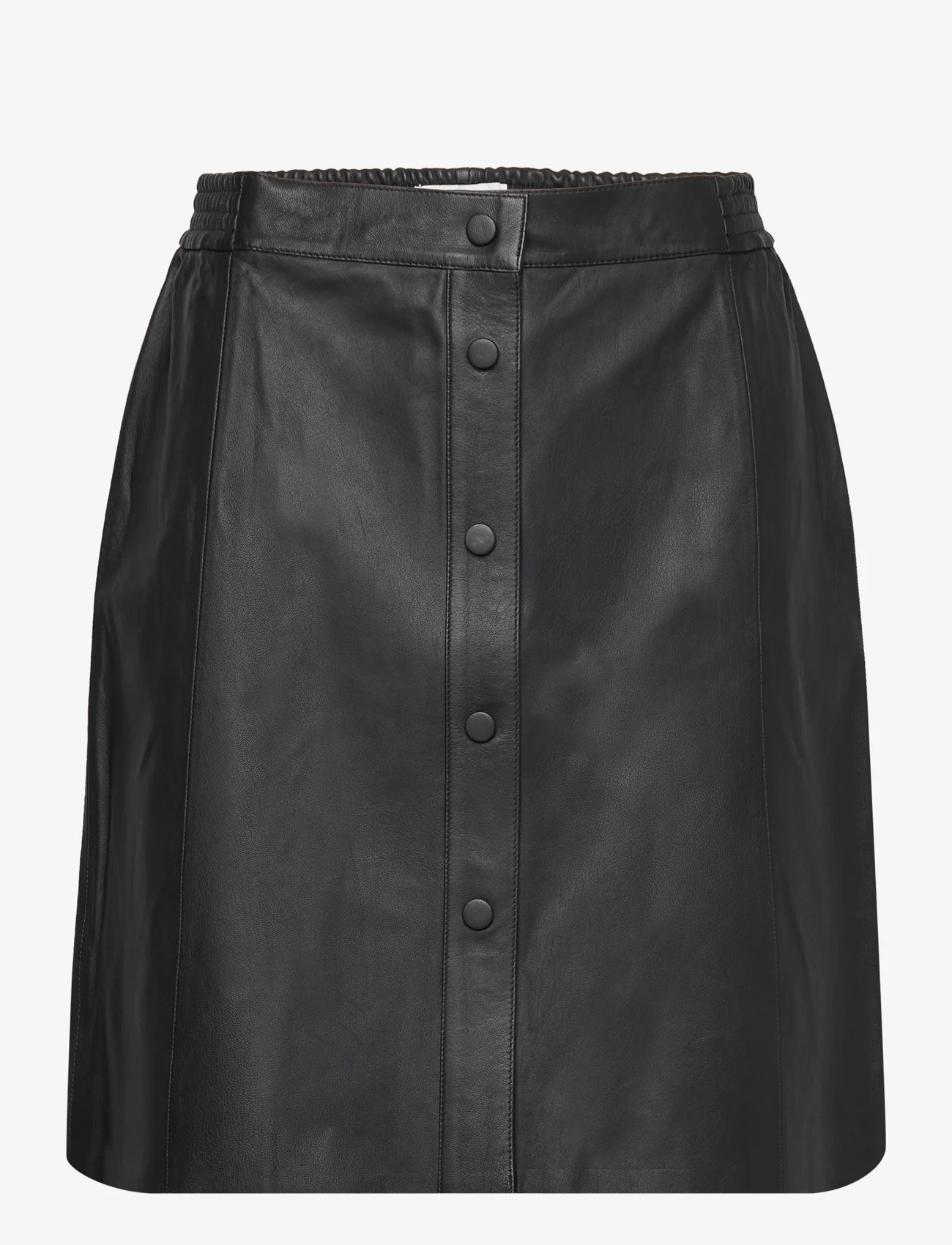 Rosemunde - Leather skirt - odiniai sijonai - black - 0