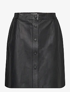 Leather skirt, Rosemunde