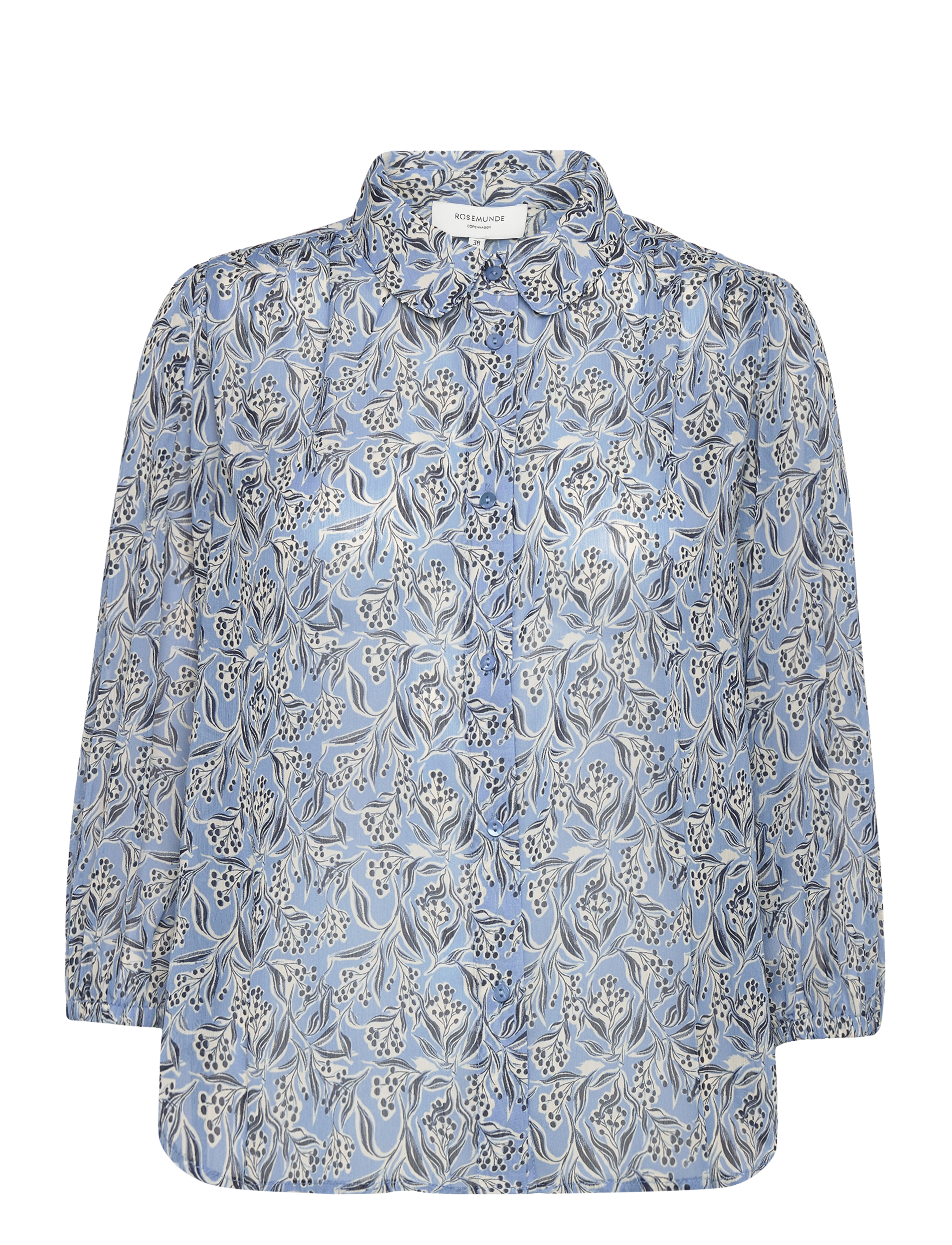 ROSEMUNDE Recycled Polyester Shirt Blau - 36 - Damen