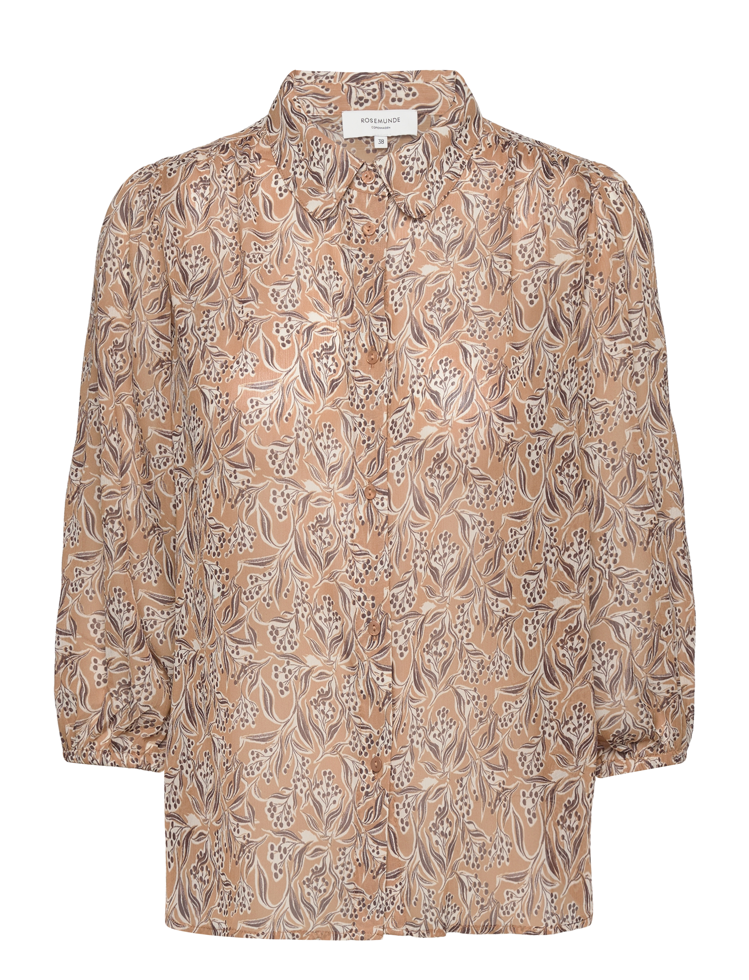 ROSEMUNDE Recycled Polyester Shirt Braun - 34 - Damen