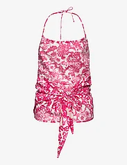 Rosemunde - Top - laveste priser - pink ink flower print - 1