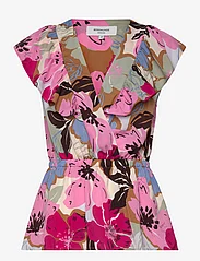 Rosemunde - Recycled polyester top - kortærmede bluser - supersized floral print - 0
