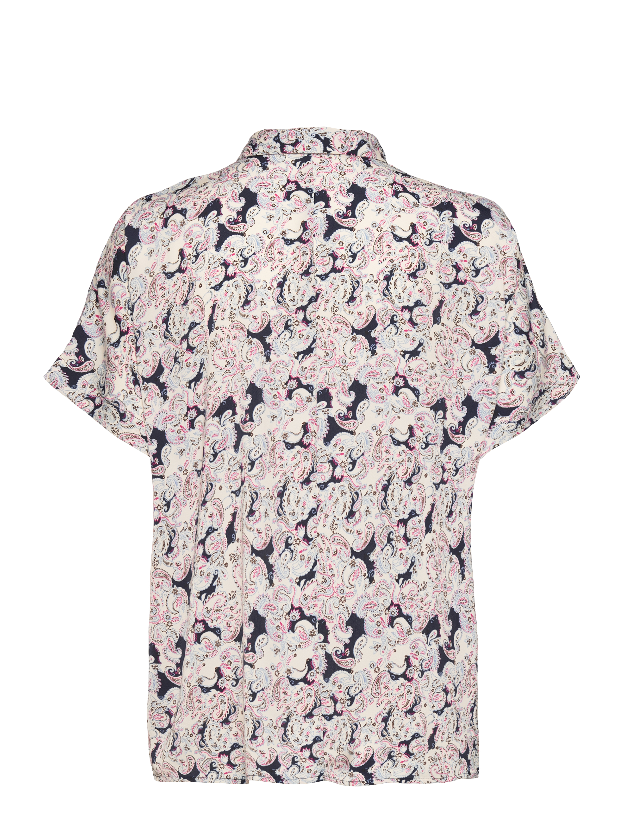 Rosemunde - Recycled polyester shirt - kortærmede skjorter - boho paisley print - 1