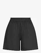 Linen shorts - BLACK