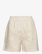 Linen shorts - IVORY