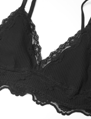 Rosemunde - Silk bra w/lace - bügellose bhs - black - 3
