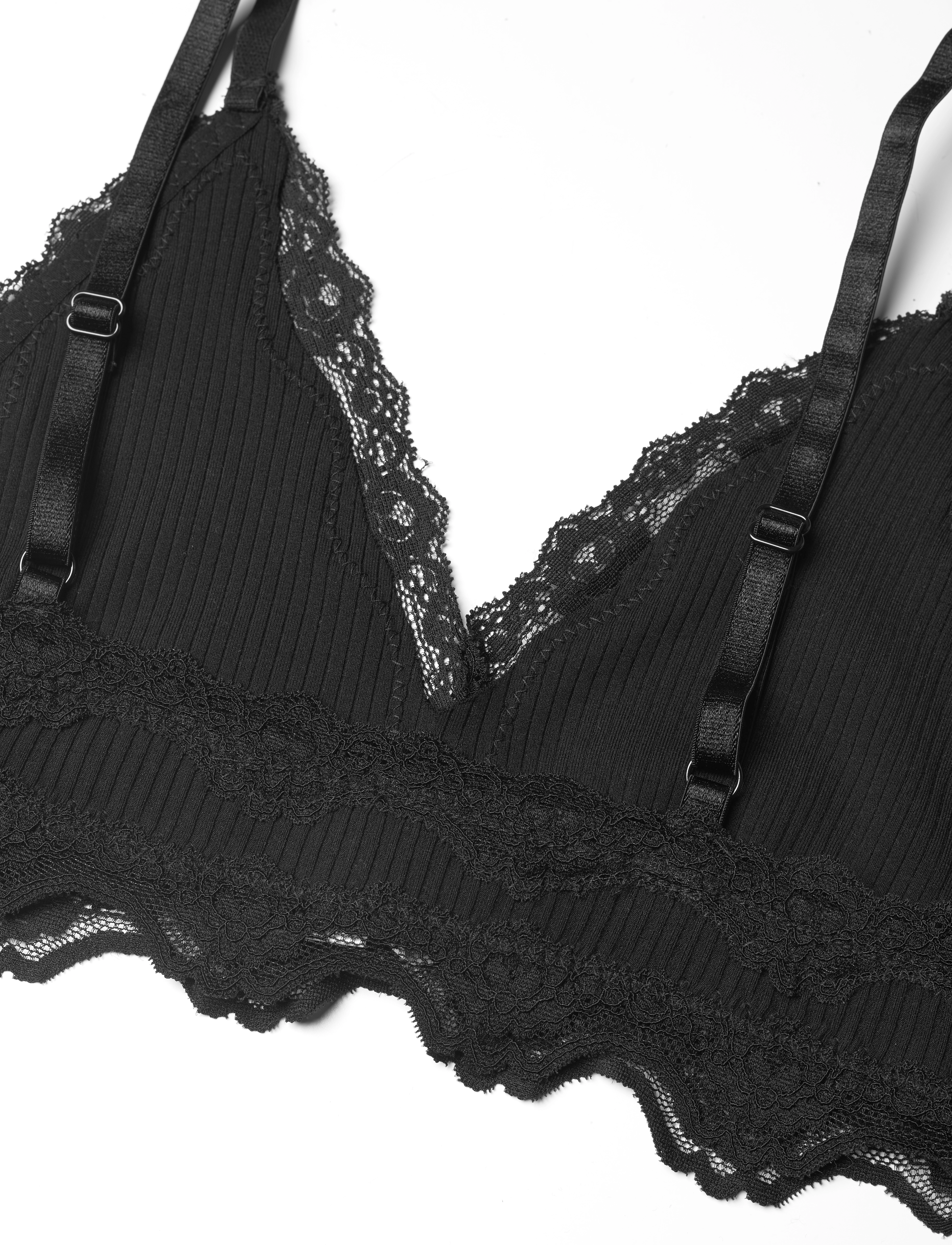Rosemunde - RWBarbados lace bra - bh uten spiler - black - 4