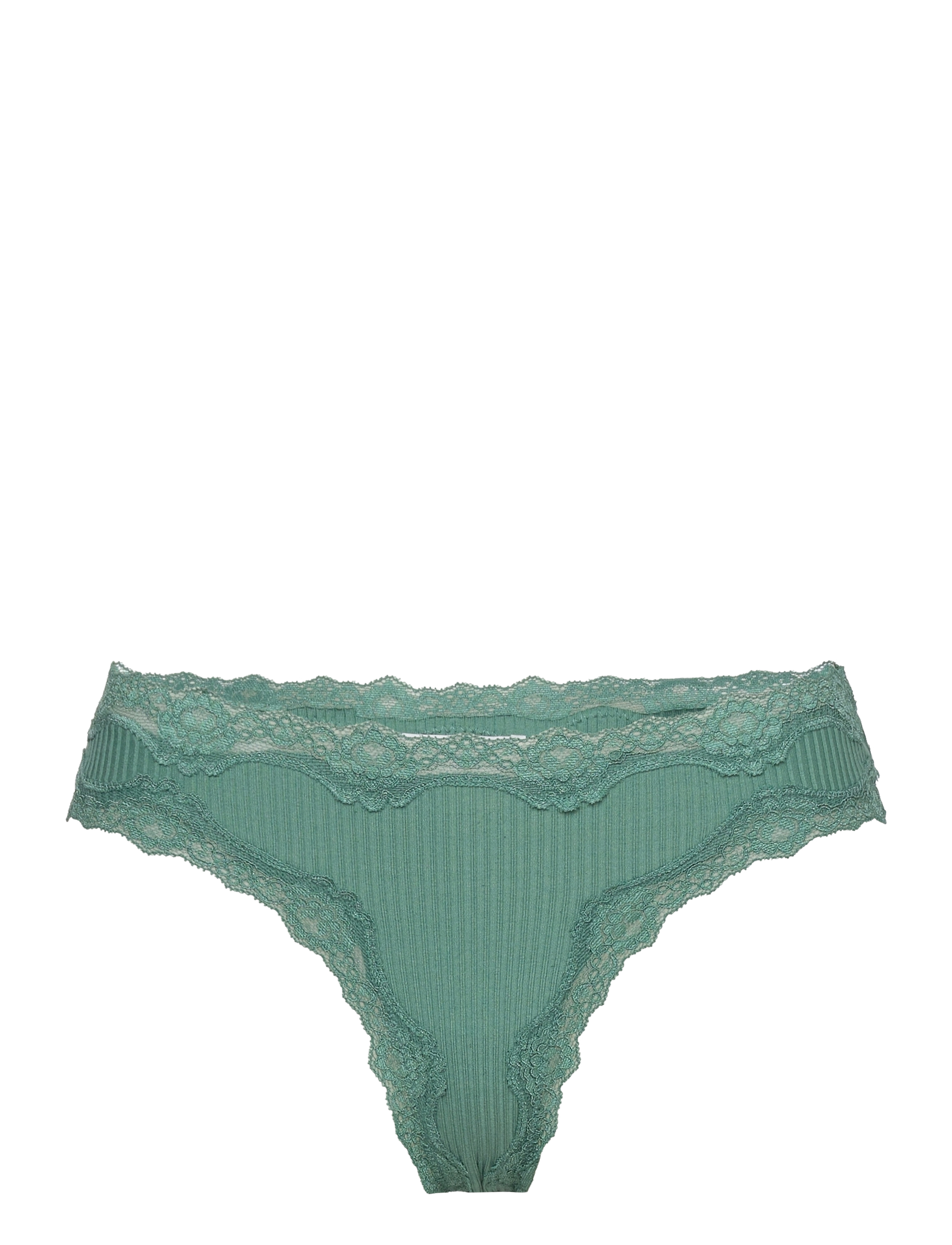 Silk brasilian w/ lace - EUCALYPTUS