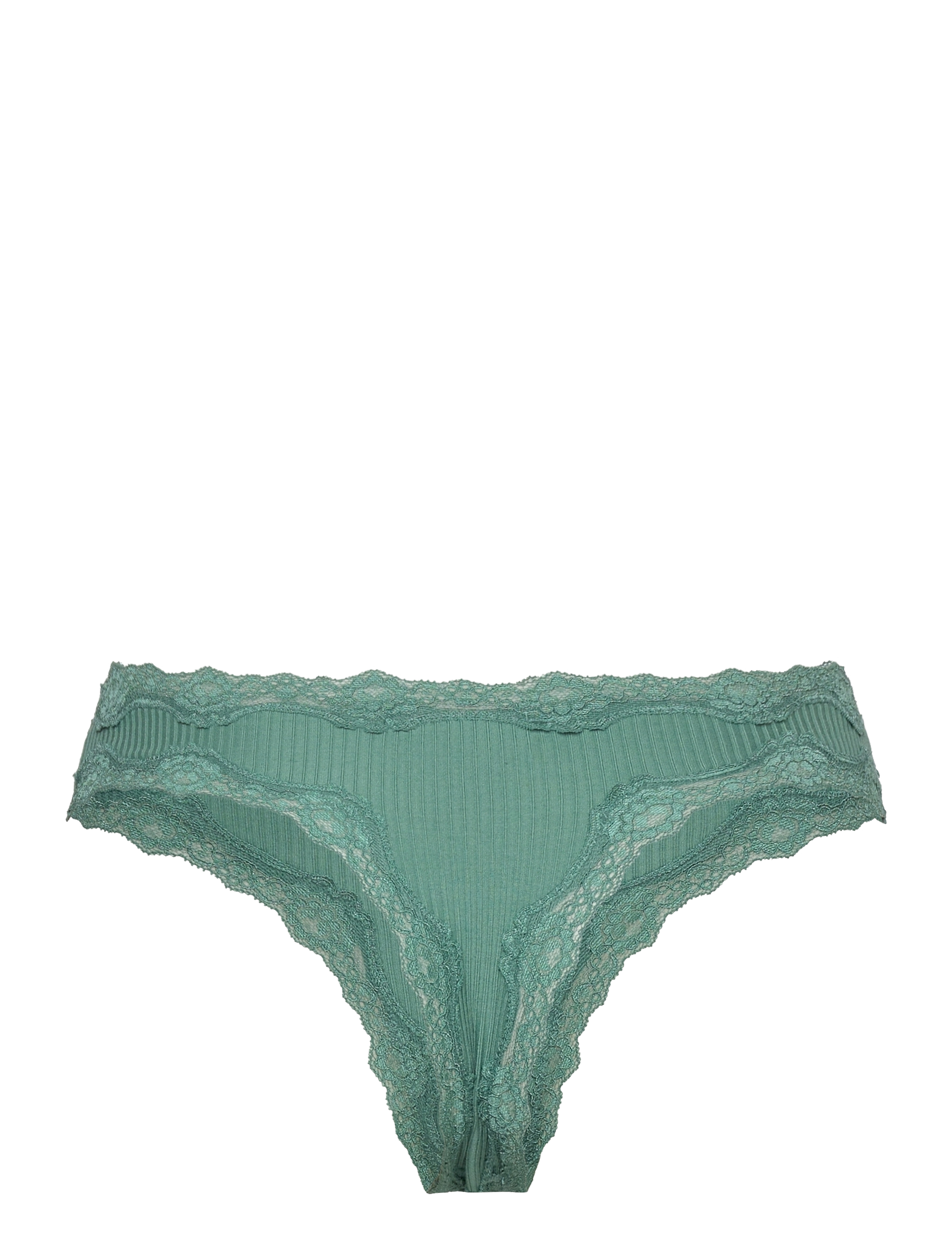 Rosemunde - Silk brasilian w/ lace - laveste priser - eucalyptus - 1
