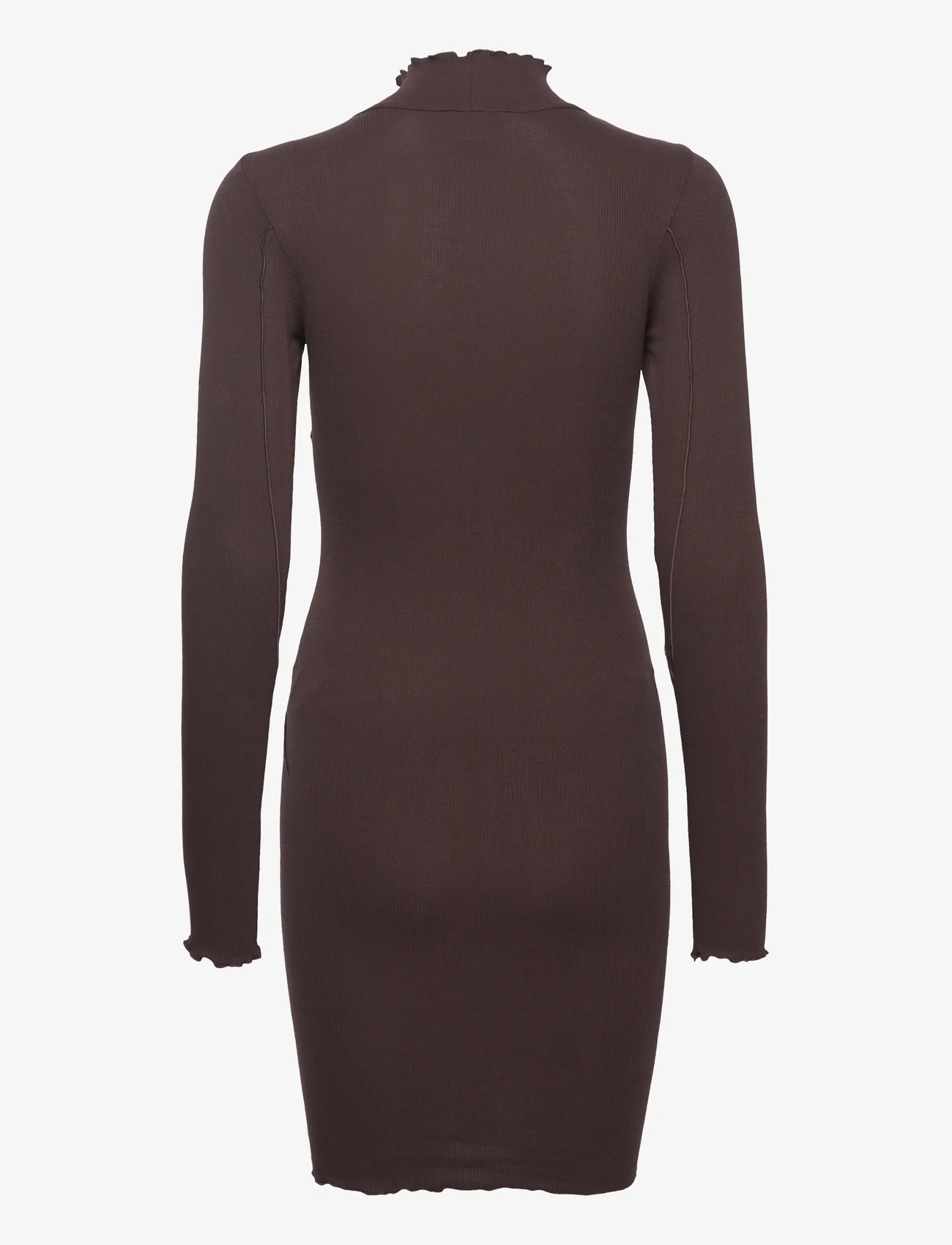Rosemunde - Organic dress - stramme kjoler - black brown - 1