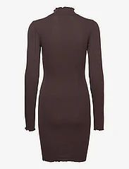 Rosemunde - Organic dress - stramme kjoler - black brown - 1