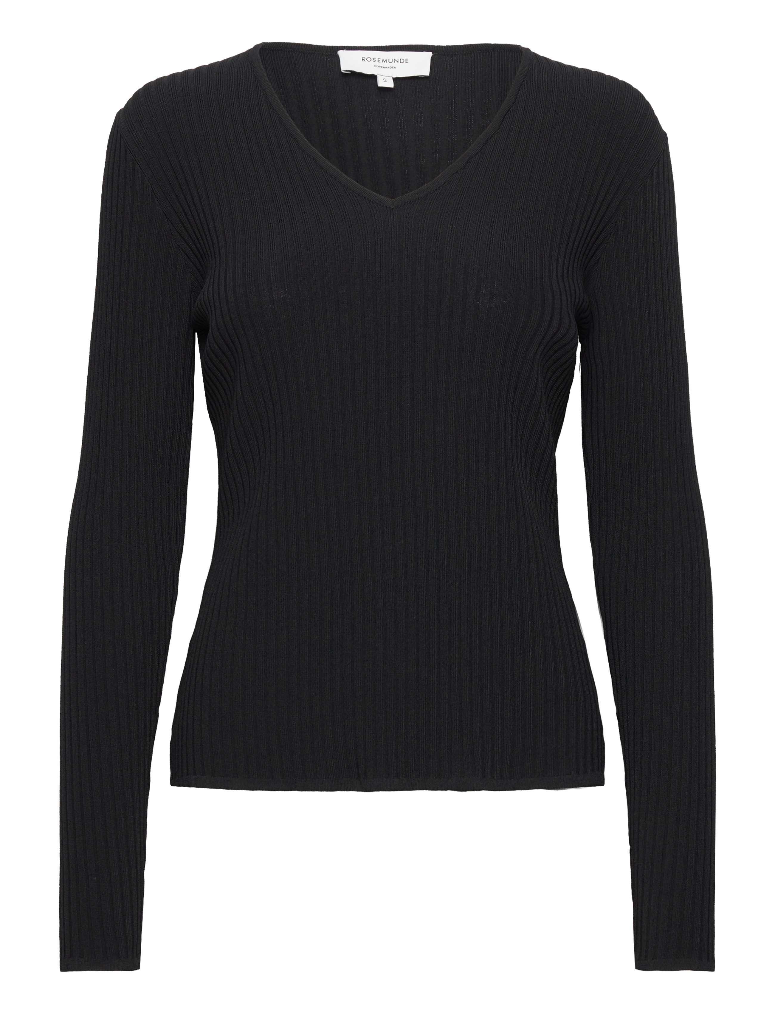 Viscose pullover - BLACK