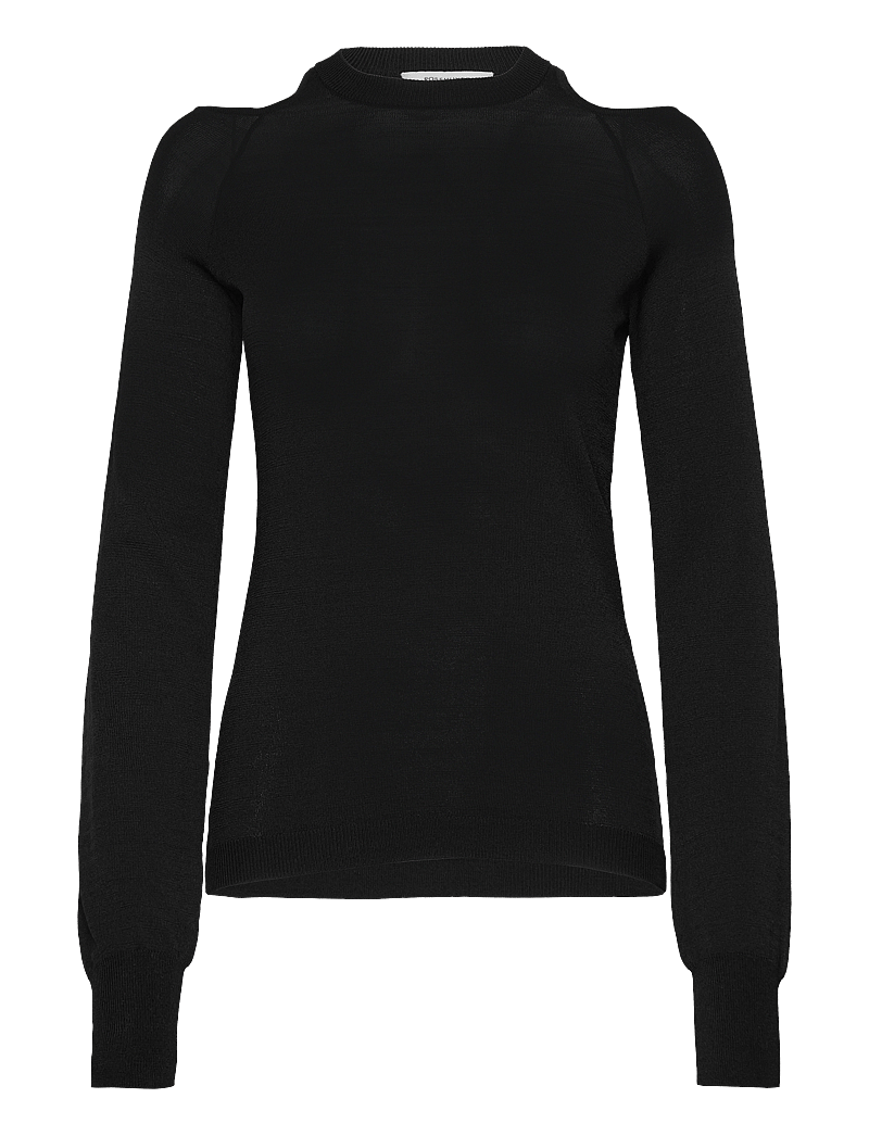 Rosemunde - Viscose pullover - striktrøjer - black - 0