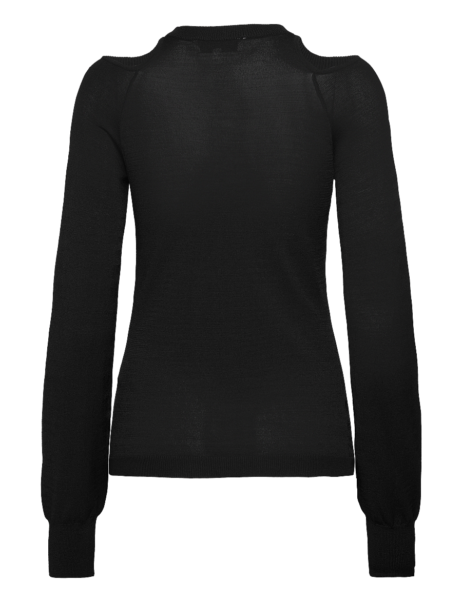 Rosemunde - Viscose pullover - jumpers - black - 1