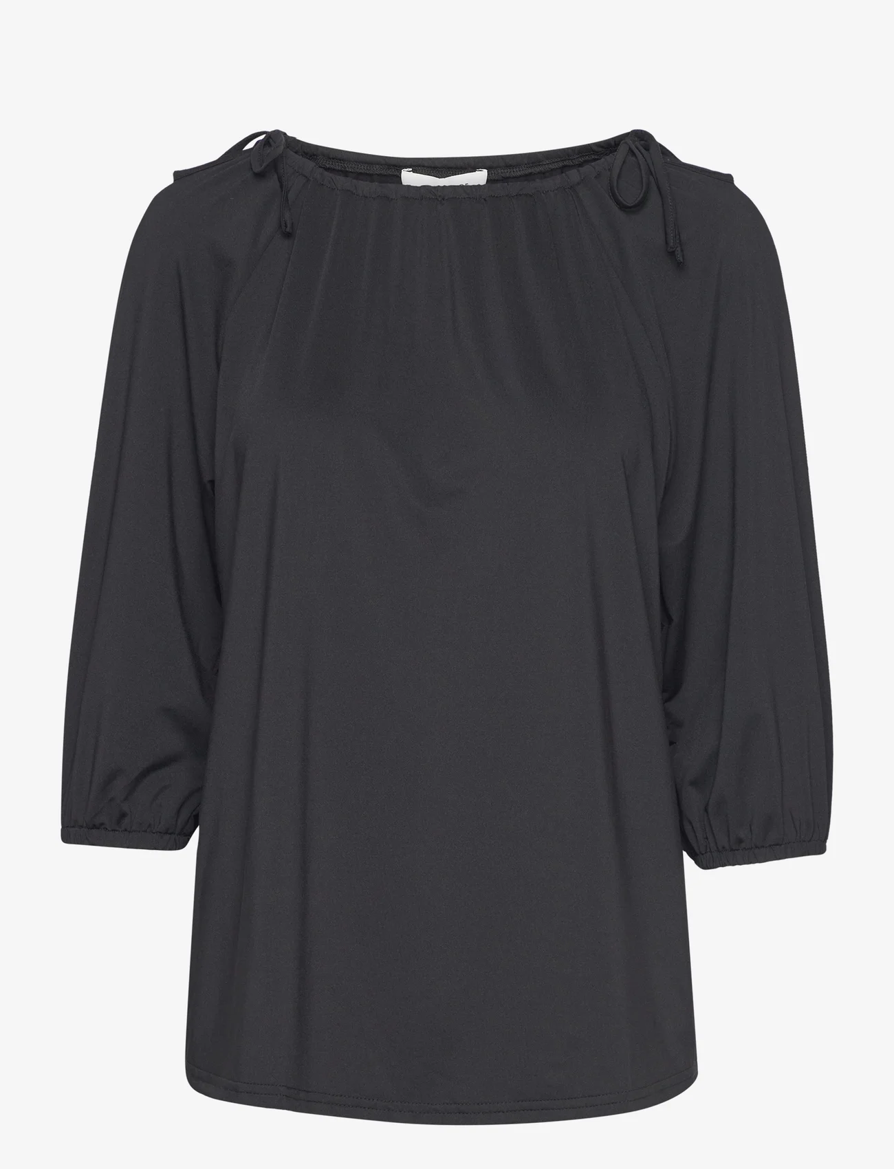 Rosemunde - T-shirt - blouses met lange mouwen - black - 0