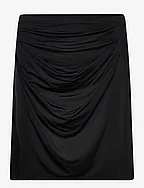 Cupro skirt - BLACK