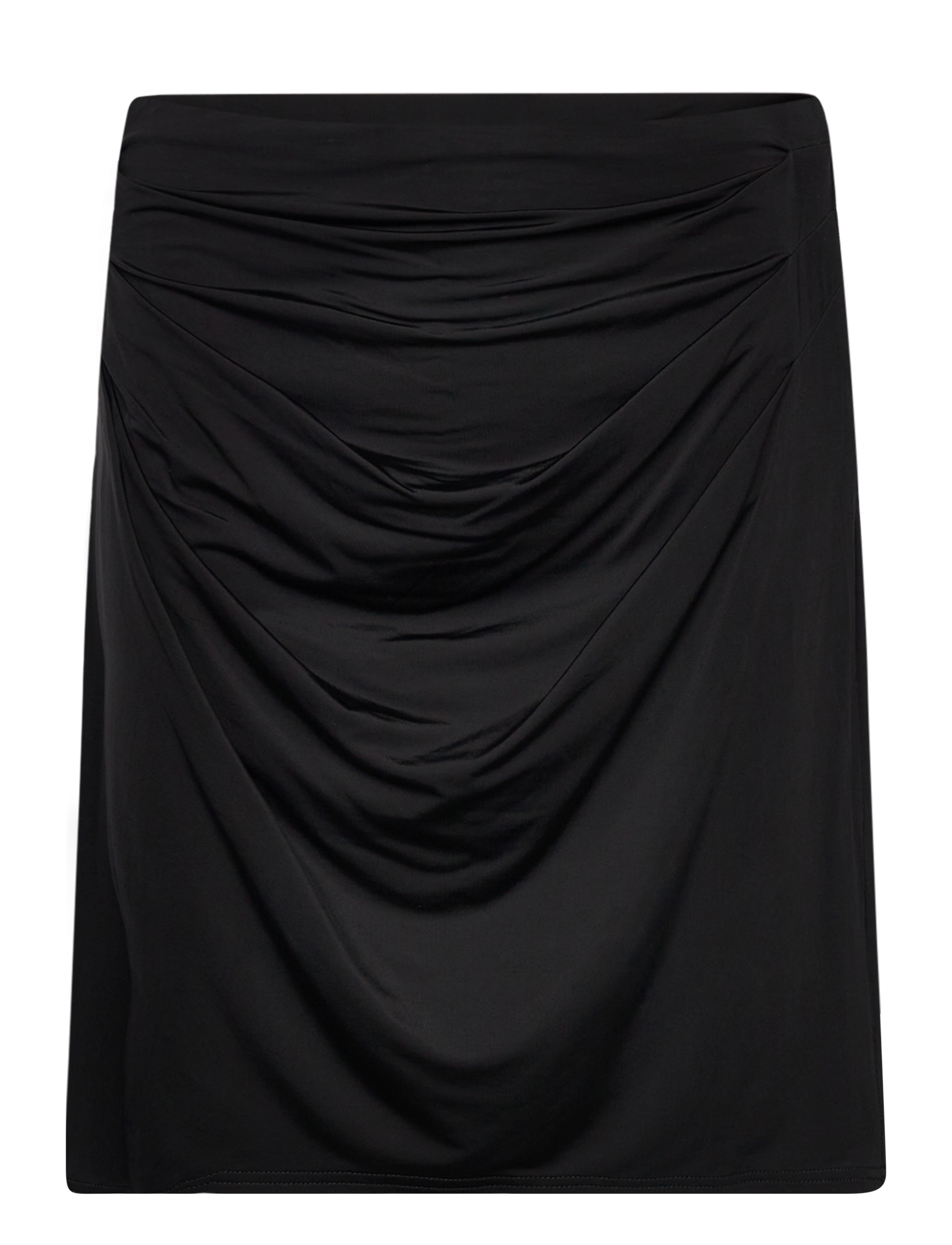 Cupro skirt - BLACK