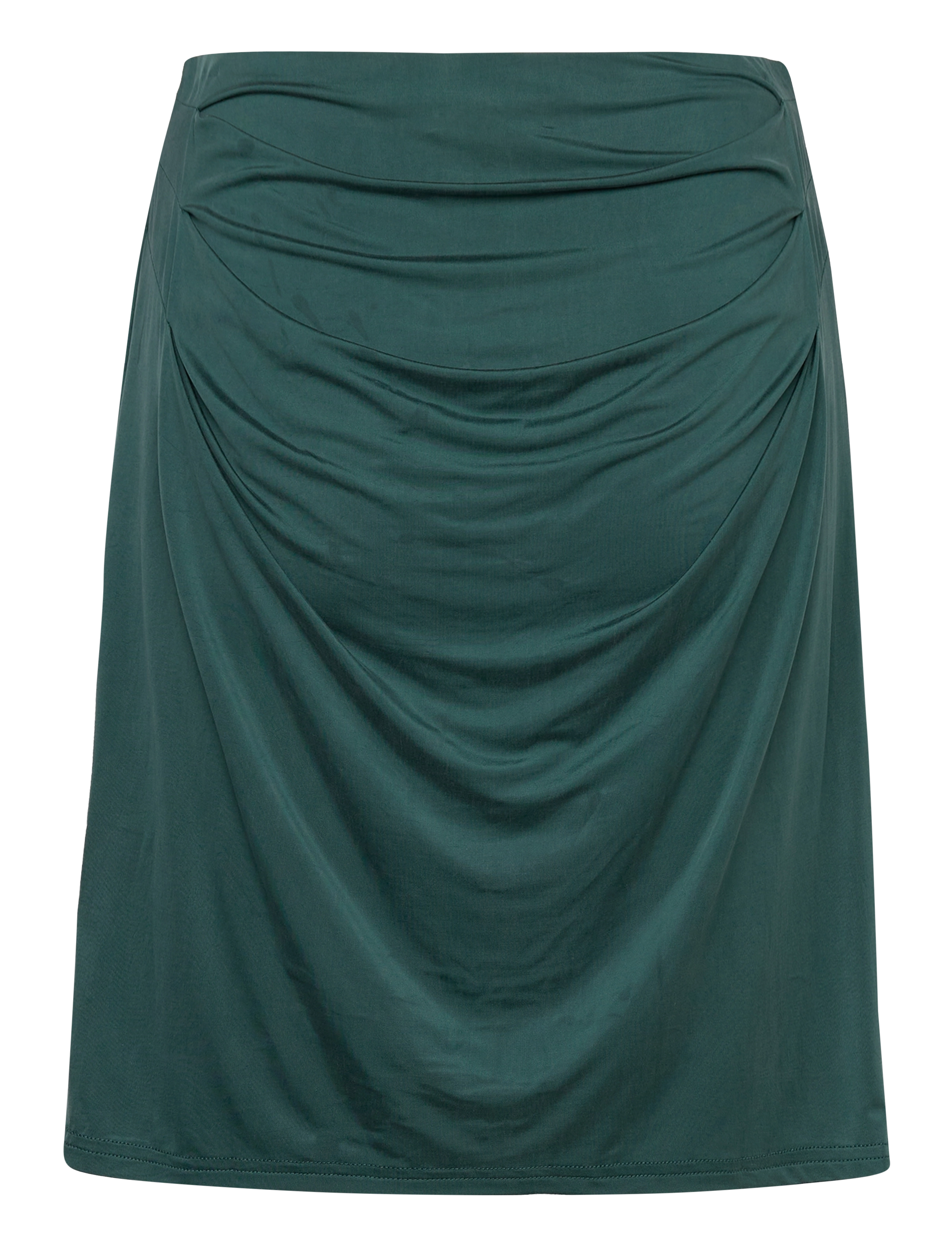 Rosemunde - Cupro skirt - korte nederdele - dark teal - 1