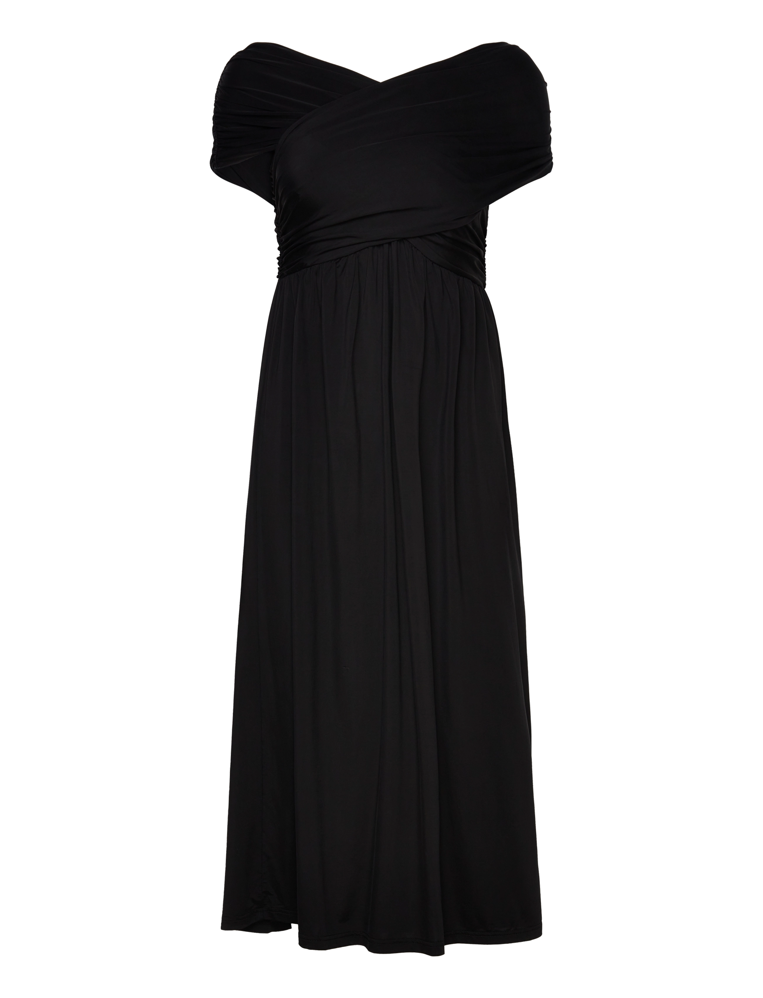 ROSEMUNDE Cupro Kleid Schwarz - XS - Damen