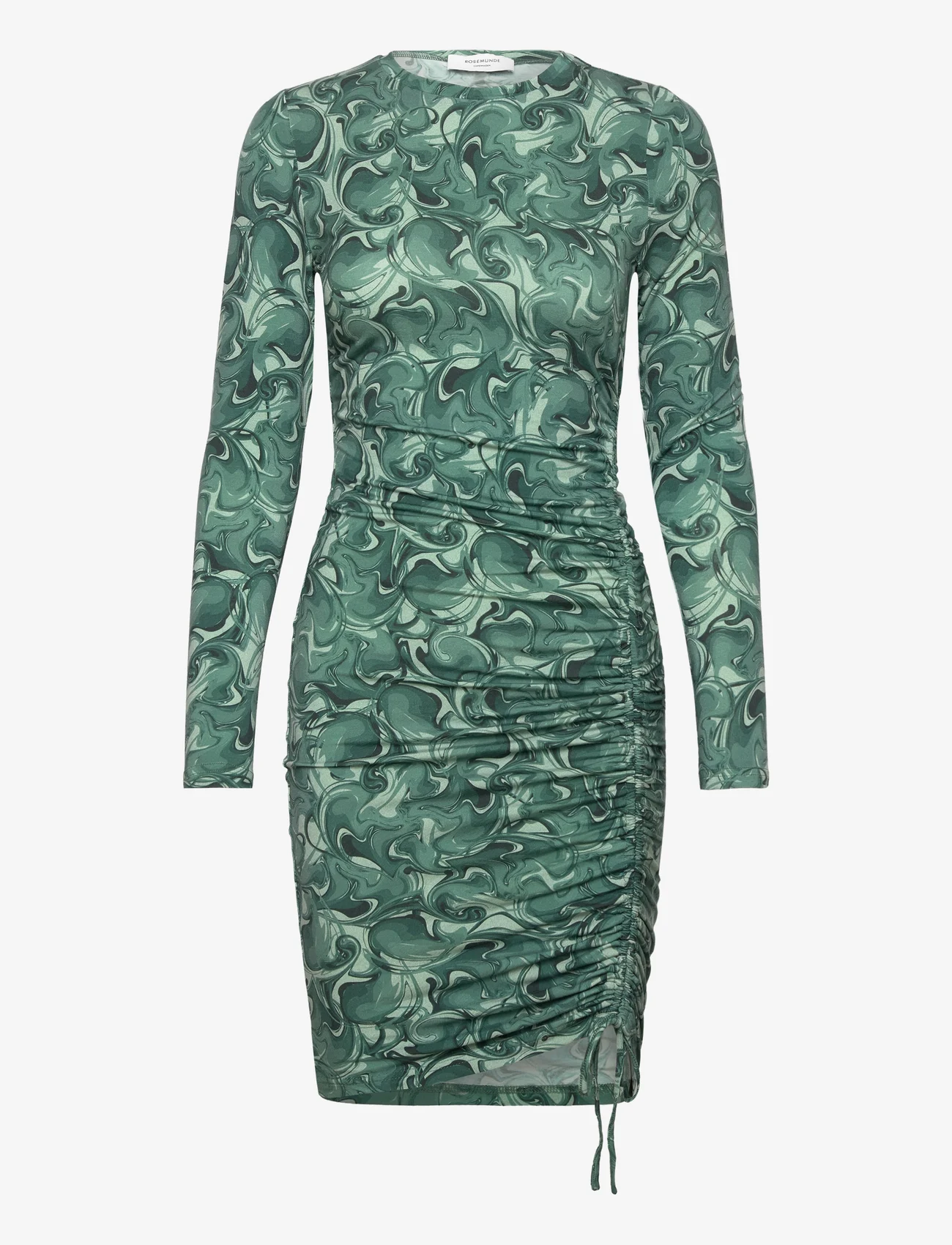 Rosemunde - Viscose dress - fodralklänningar - eucalyptus swirl print - 0