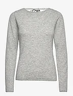 Wool & cashmere pullover - LIGHT GREY MELANGE