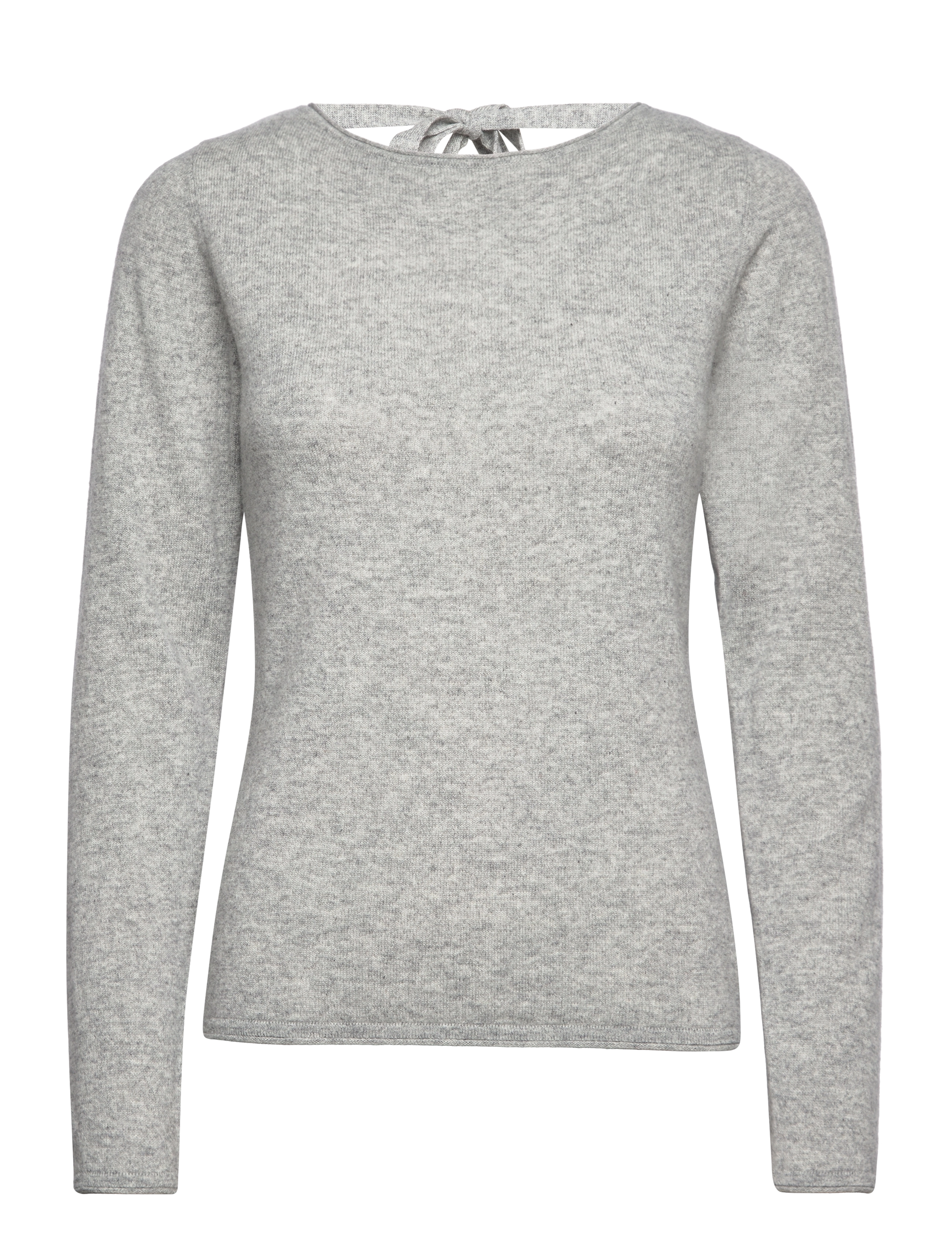 Wool & cashmere pullover - LIGHT GREY MELANGE