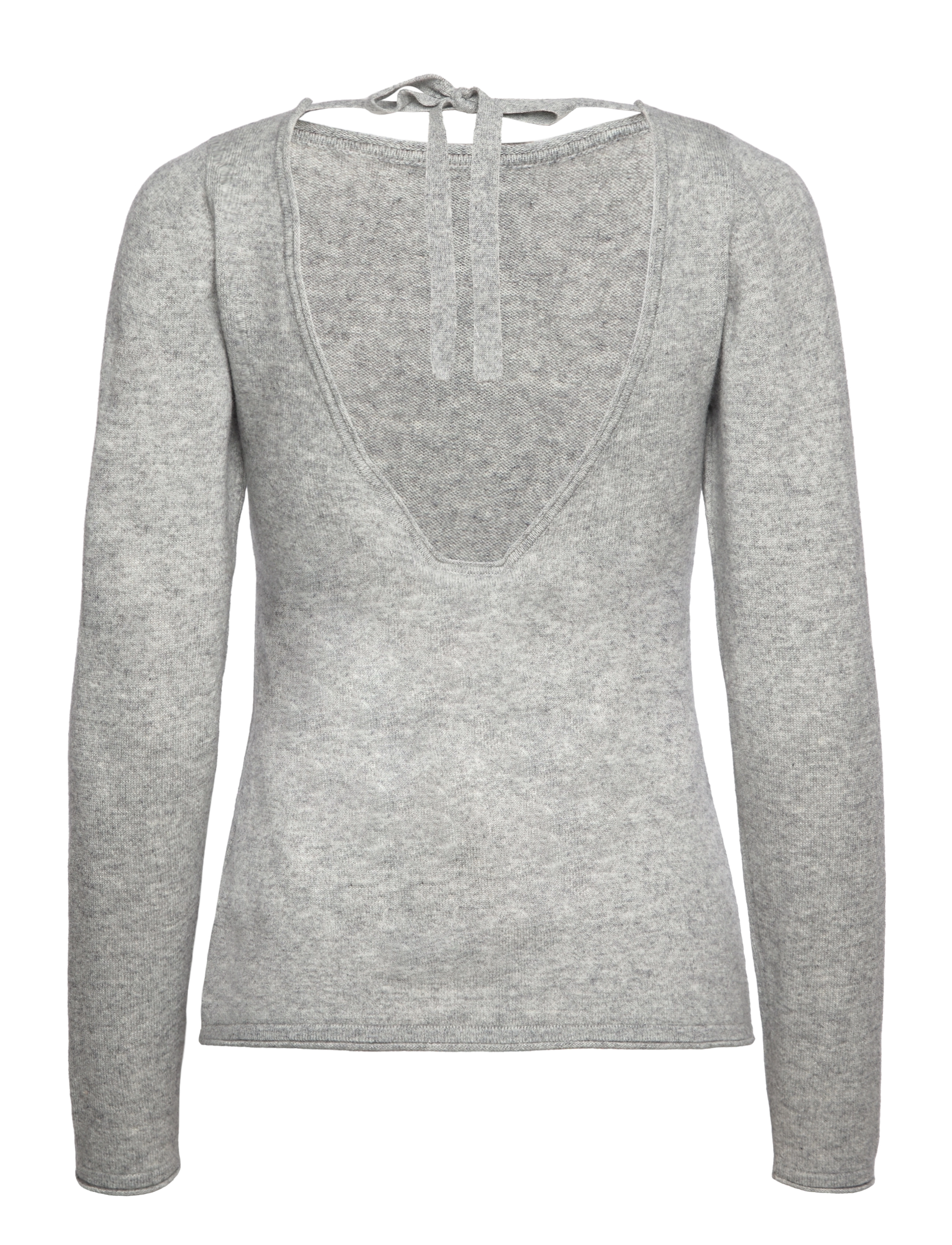 Rosemunde - Wool & cashmere pullover - pullover - light grey melange - 1