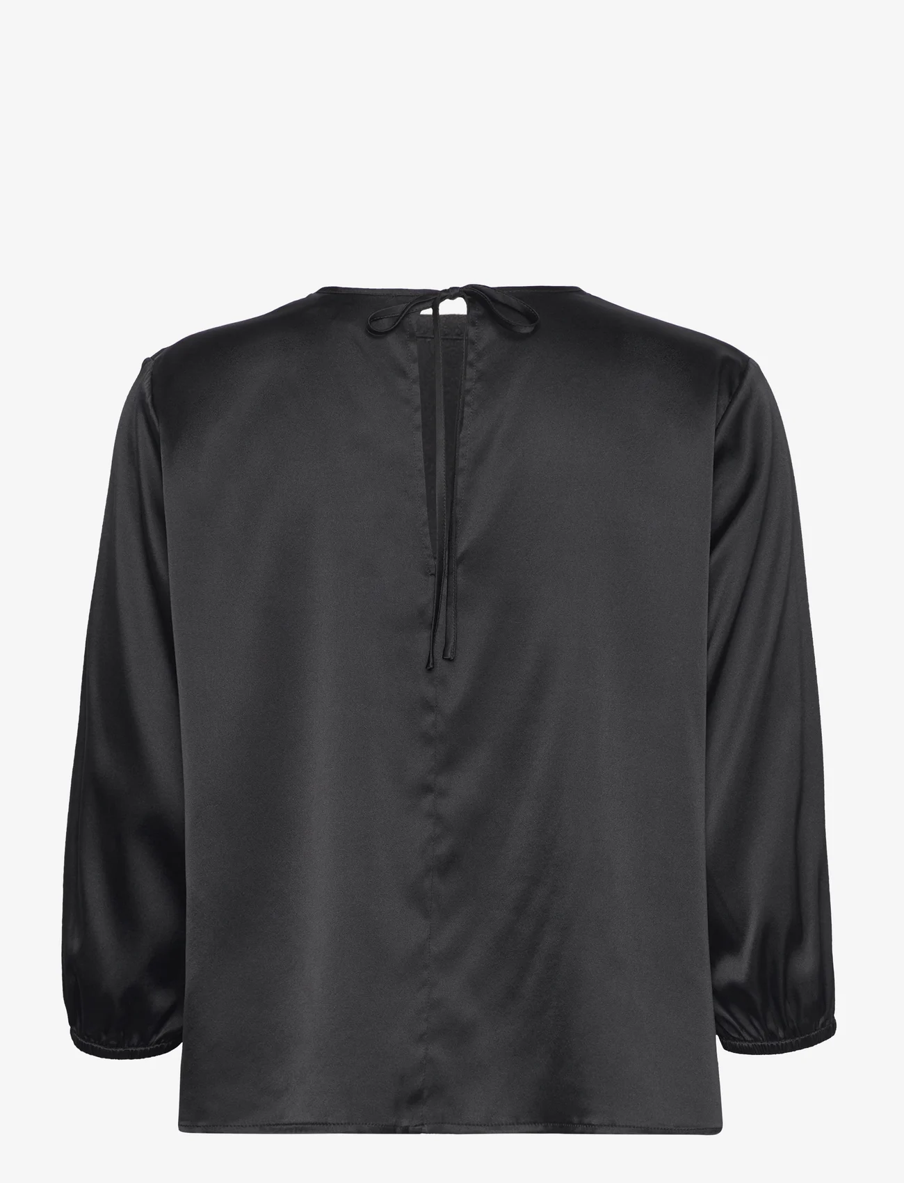 Rosemunde - Silk blouse - langärmlige blusen - black - 1
