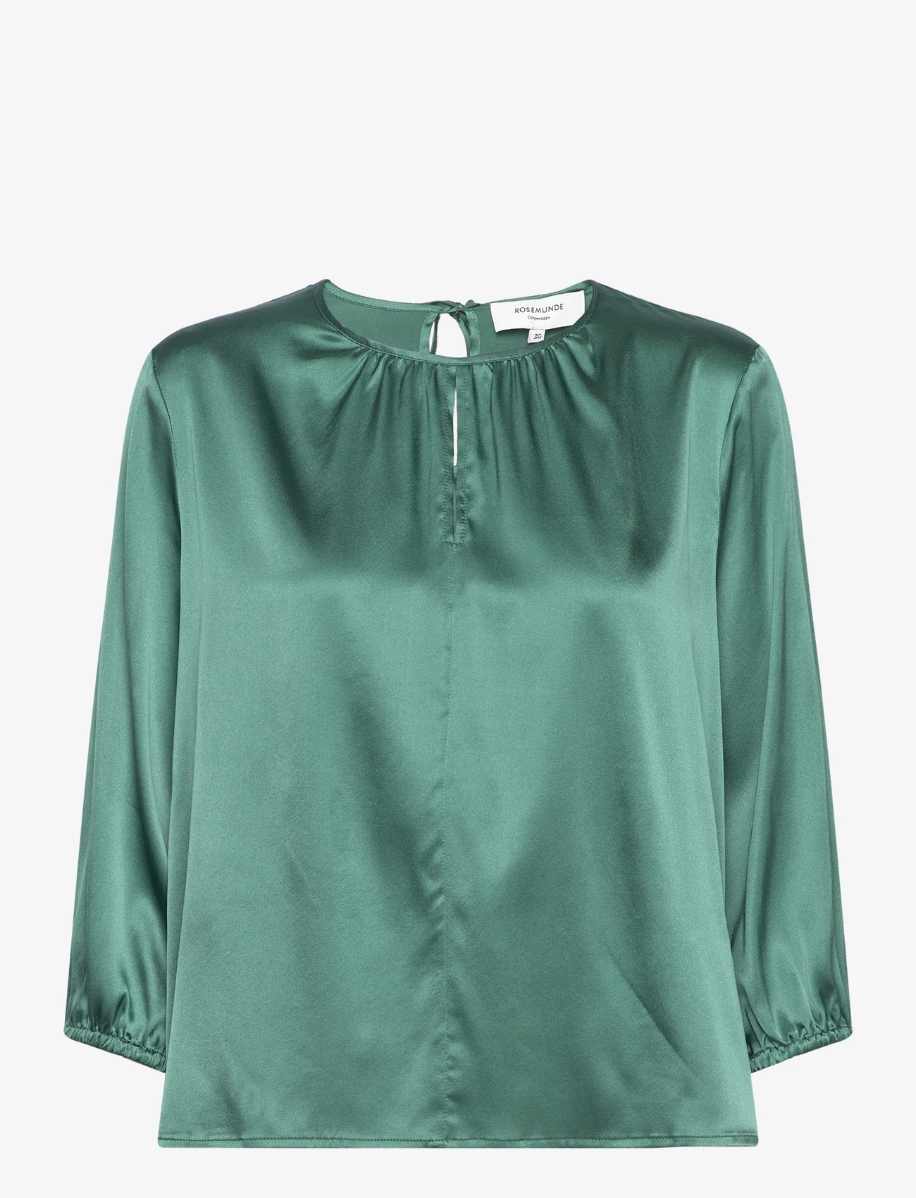 Rosemunde - Silk blouse - blouses met lange mouwen - eucalyptus - 0