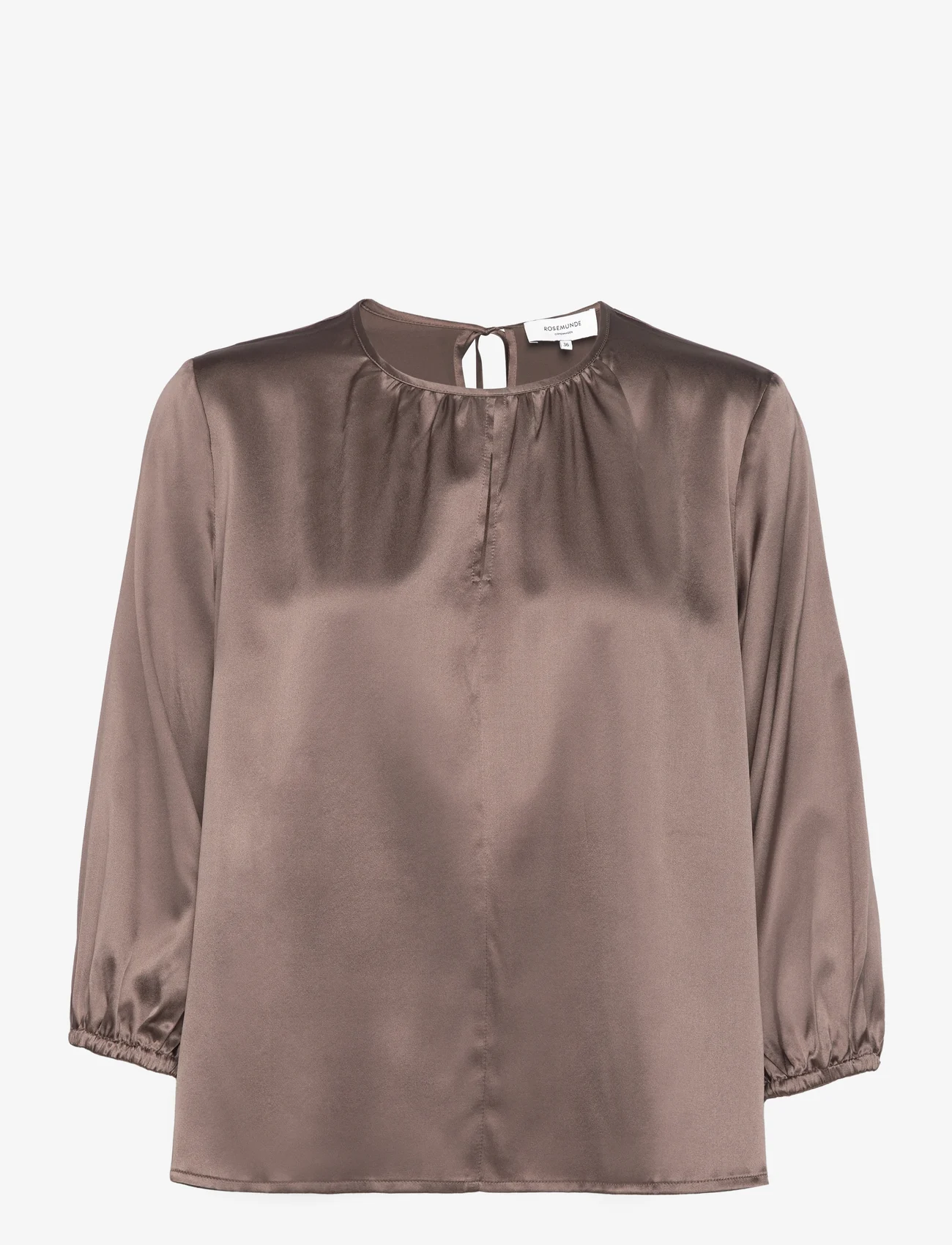 Rosemunde - Silk blouse - blouses met lange mouwen - falcon - 0
