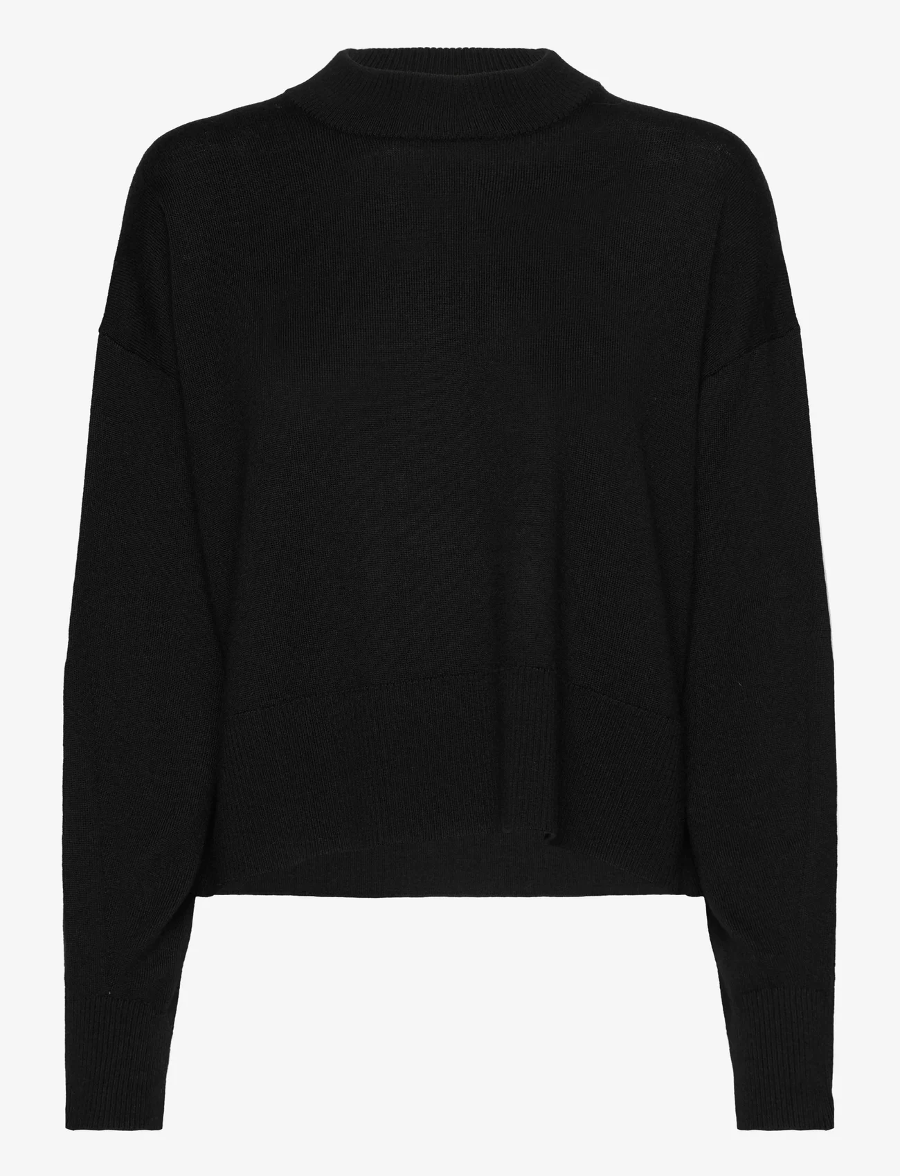 Rosemunde - Merino wool pullover - džemperi - black - 0