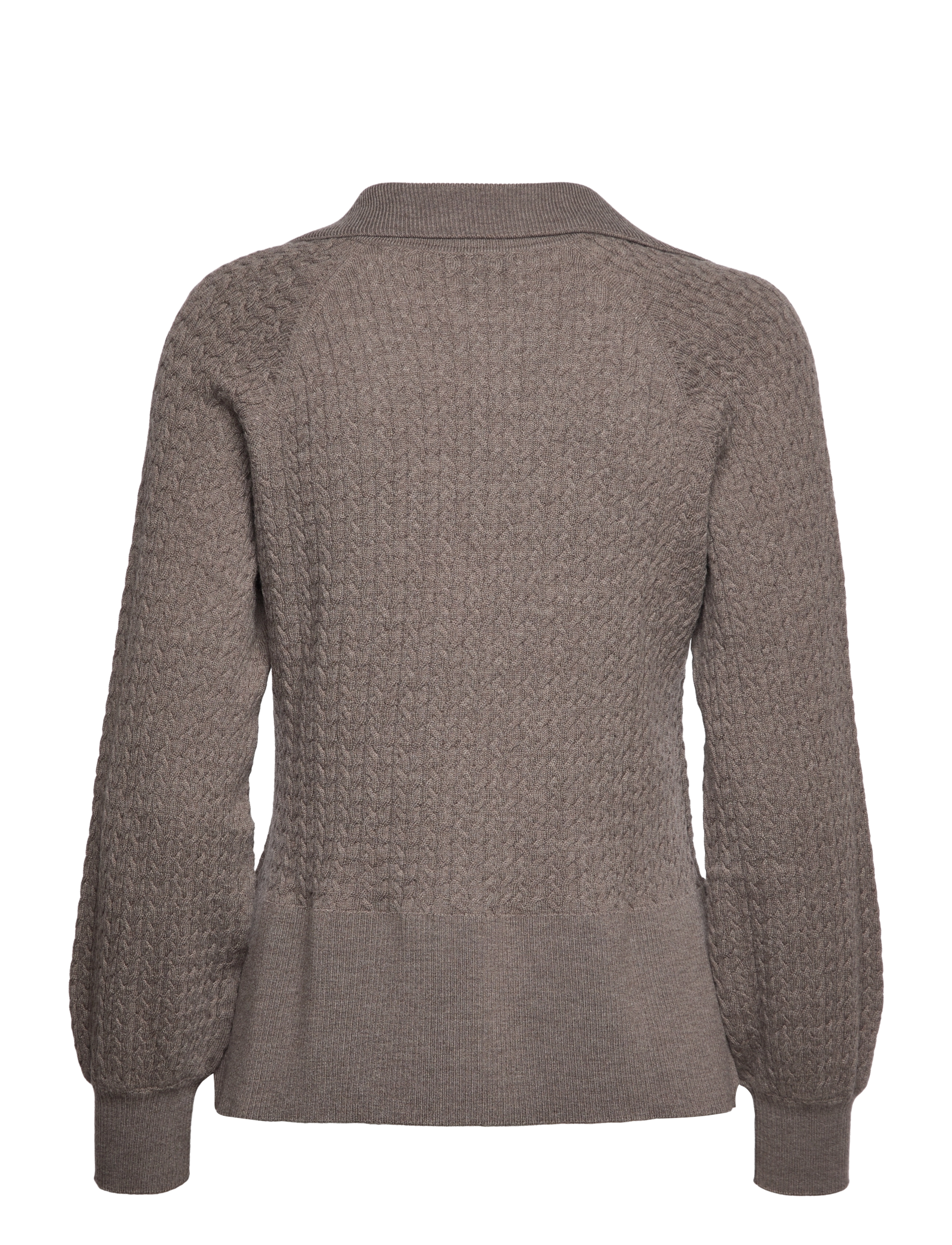 Rosemunde - Merino wool pullover - falcon melange - 1