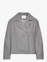 Rosemunde - Wool jacket - winter jackets - light grey melange - 0