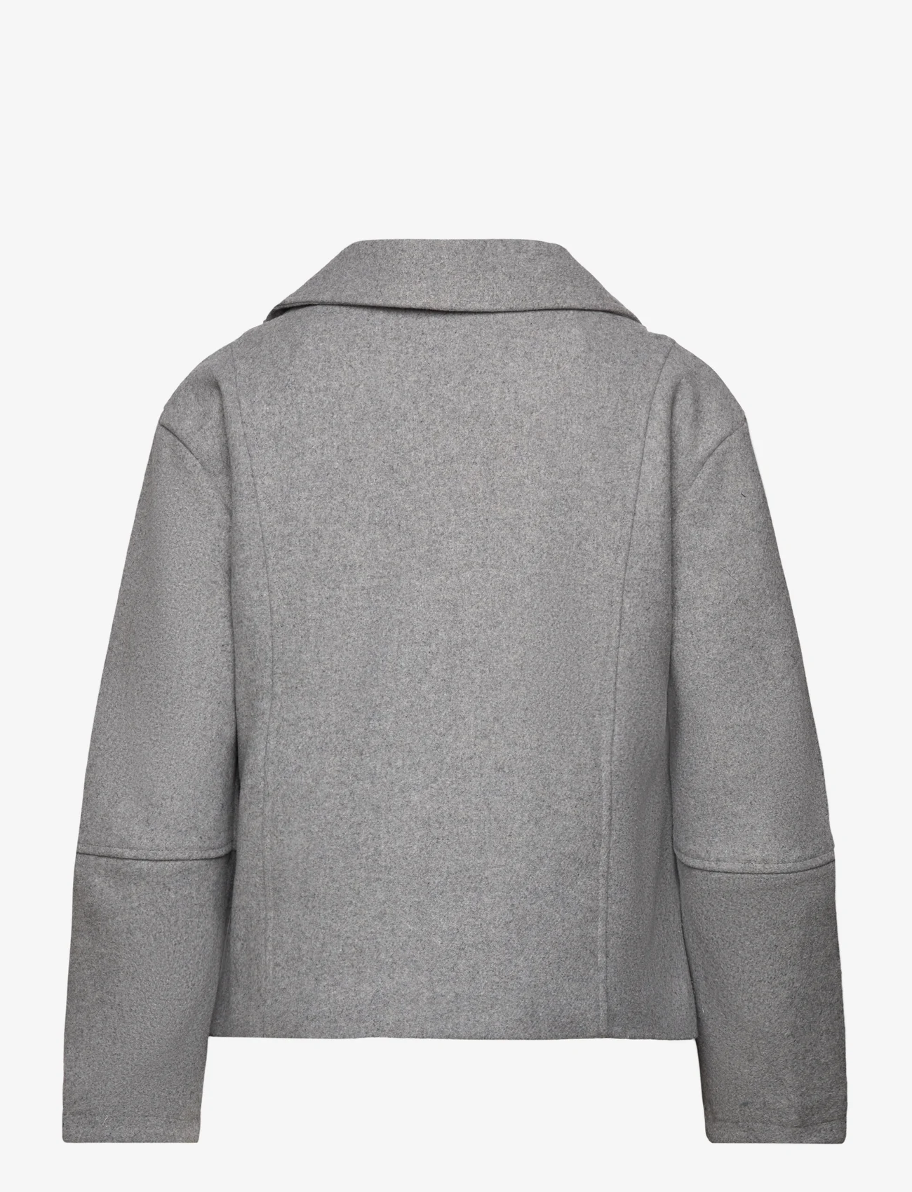 Rosemunde - Wool jacket - vinterjakker - light grey melange - 1