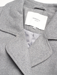 Rosemunde - Wool jacket - vinterjakker - light grey melange - 3