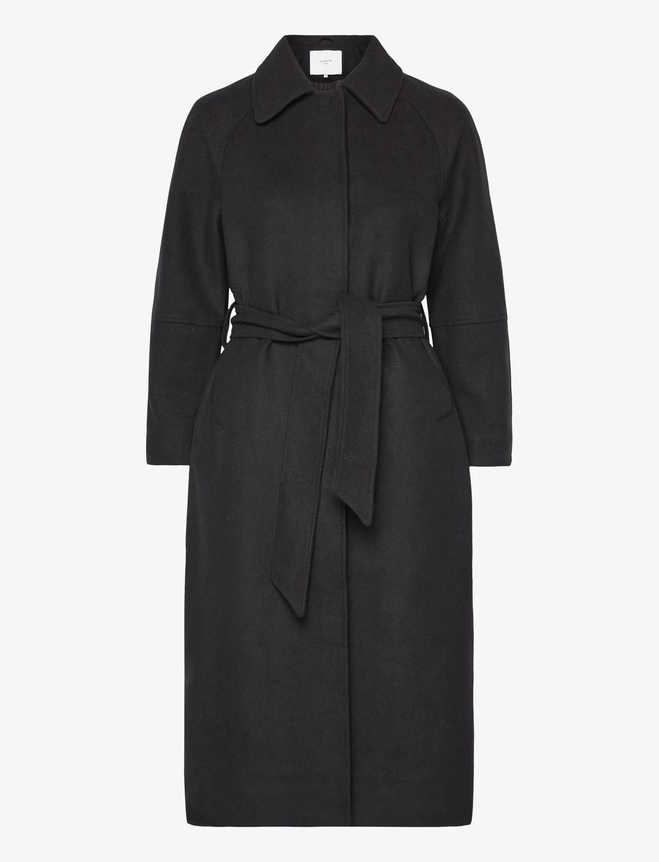 Rosemunde - Wool coat - wintermäntel - black - 0