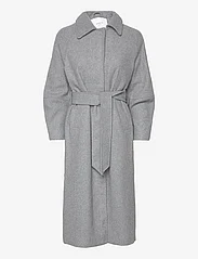 Rosemunde - Wool coat - vinterfrakker - light grey melange - 0