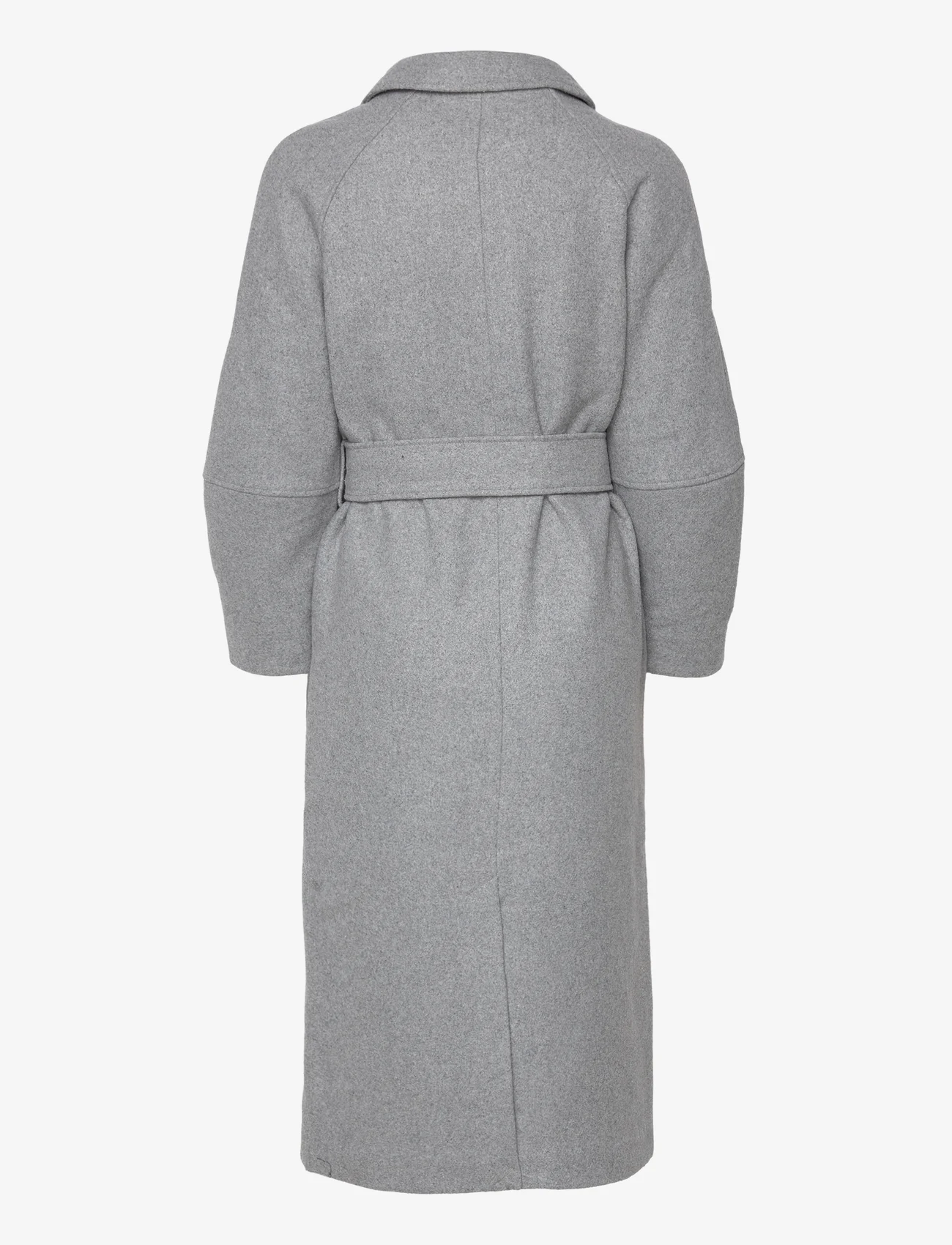 Rosemunde - Wool coat - pitkät talvitakit - light grey melange - 1