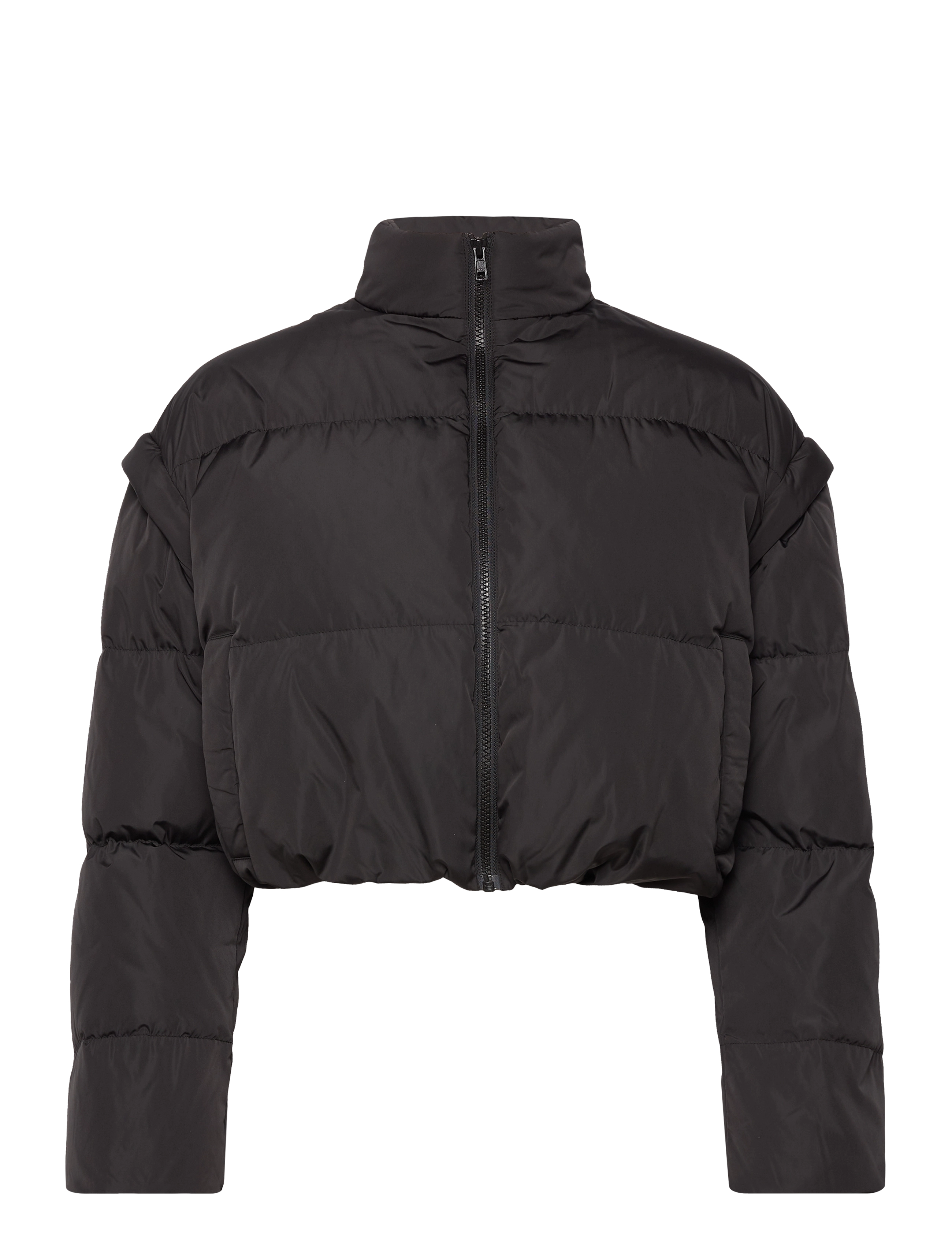 Detachable down puffer jacket - BLACK
