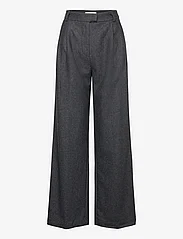 Rosemunde - Wool trousers - od garnituru - dark grey melange - 1