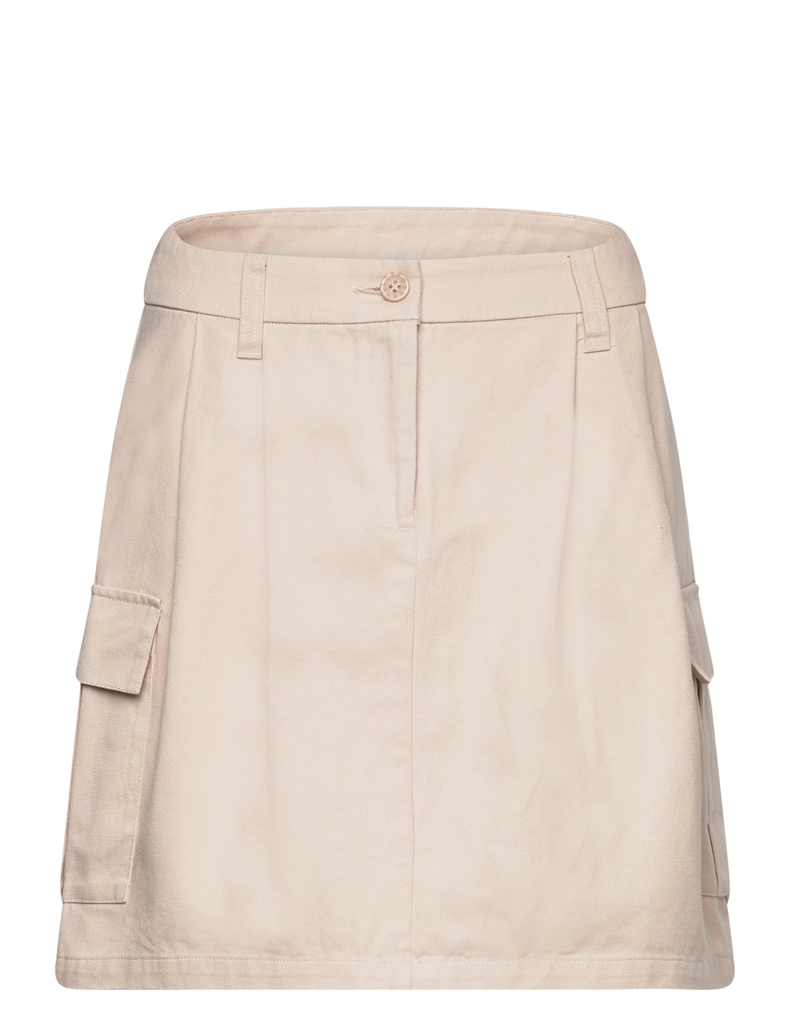 Rosemunde Cargo Skirt, Kvinder, Cargo Skirt, Cream, Str: 40