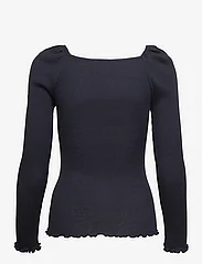 Rosemunde - Silk t-shirt - long-sleeved tops - navy - 1