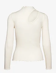 Rosemunde - Wool t-shirt - long-sleeved tops - ivory - 2