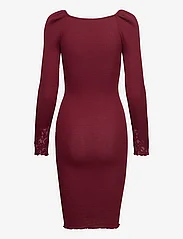 Rosemunde - Silk dress w/ lace - tettsittende kjoler - cabernet - 1