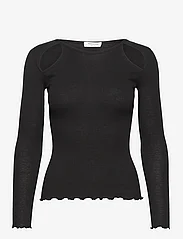 Rosemunde - Organic t-shirt - long-sleeved tops - black - 0