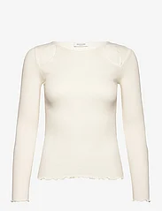 Rosemunde - Organic t-shirt - long-sleeved tops - ivory - 0