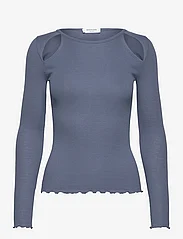 Rosemunde - Organic t-shirt - pikkade varrukatega alussärgid - paris blue - 0