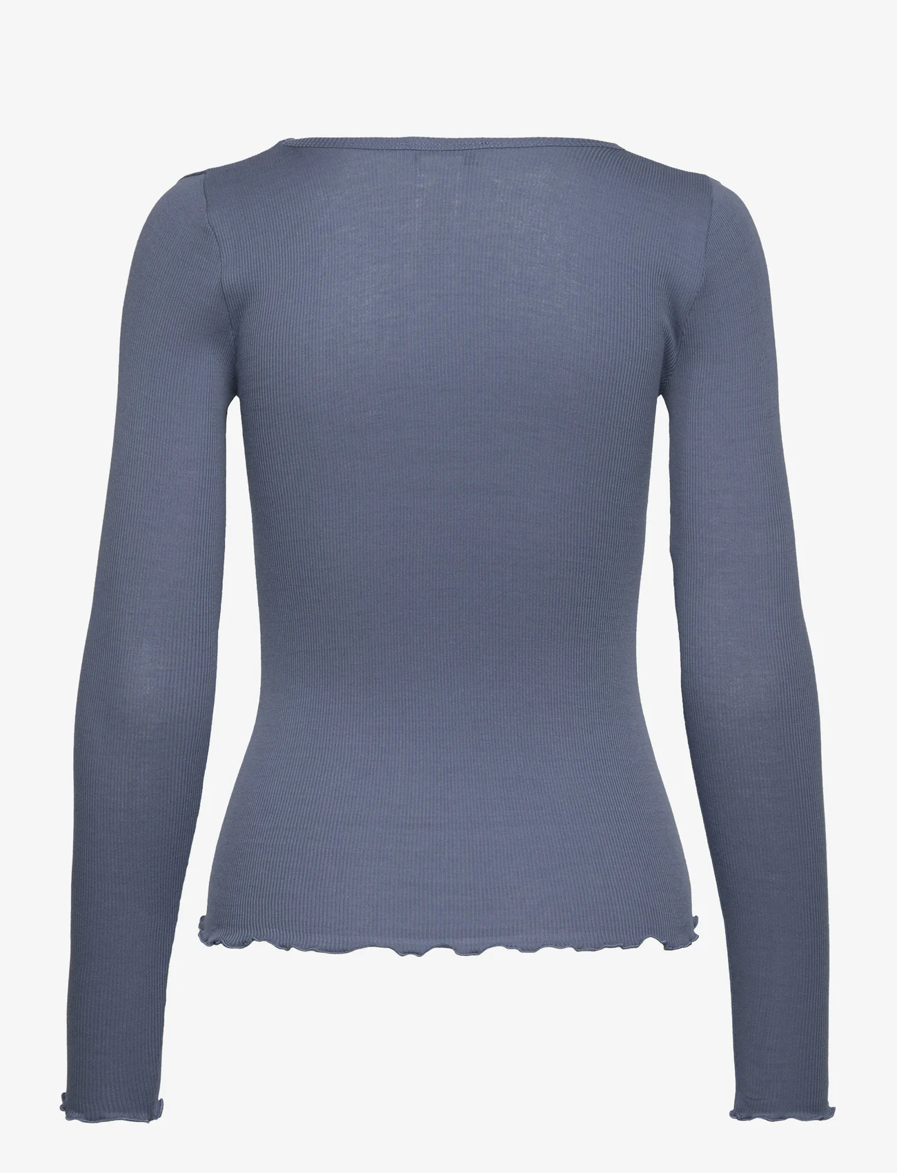 Rosemunde - Organic t-shirt - topi ar garām piedurknēm - paris blue - 1
